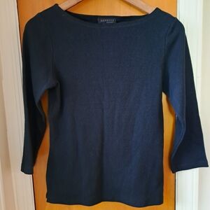 Express Black Long Sleeve Top